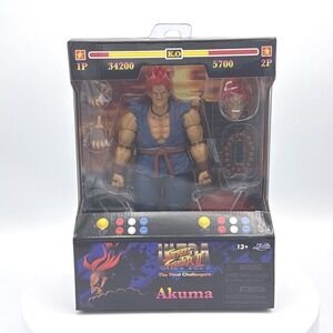 Ultra Street Fighter II Akuma 6-Inch Scale Action Figure Jada Toys
